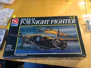 AMT Douglas P-70 Night Fighter, Revell P-38J +parts no box Both 1/48 B-29 Book - Picture 1 of 8