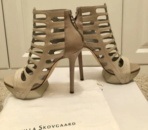 Camilla Skovgaard Spear Stiletto Cage Bootie (pre Owned) - Picture 1 of 12