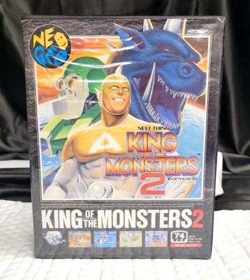 SNK King of Monsters 2 NG NEOGEO Original Case & Cartridge ~ No Manual - Image 1 of 4