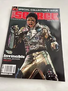 THE SOURCE Magazine Presents MICHAEL JACKSON Invincible The Tribute August 2009 - Picture 1 of 15