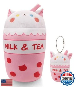 Cekalue 13.7 inch Boba Plush Bubble Tea Plushies Plush Toy Pillow Cartoon Cut - Picture 1 of 5