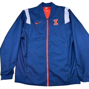 Nike NCAA Illinois Fighting Illini Player Issue Jacket DN5293 Sz LARGE Men’s - Picture 1 of 11