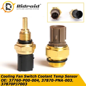 replace OEM Cooling Fan Switch Coolant Temp Sensor For Honda Accord CR-V Civic - Foto 1 di 11