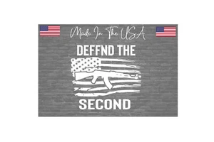 Defend the 2nd Amendment Sticker Decal - 2a Gun Rights - 5" - Foto 1 di 1