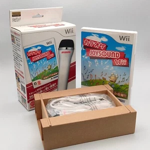 Karaoke Joysound Wii w/ USB Microphone 2008 Nintendo Hudson - Picture 1 of 24