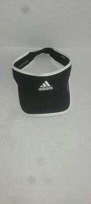 Adidas Visera Ajustable Correa Trasera Aeroready Negro con Borde Blanco Foto 1 de 4