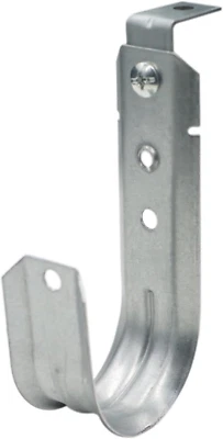 Cable Support J Hook with Angle Clip, 2" Heavy Duty Metal Wire Cable Support J-H - Image 1 of 4
