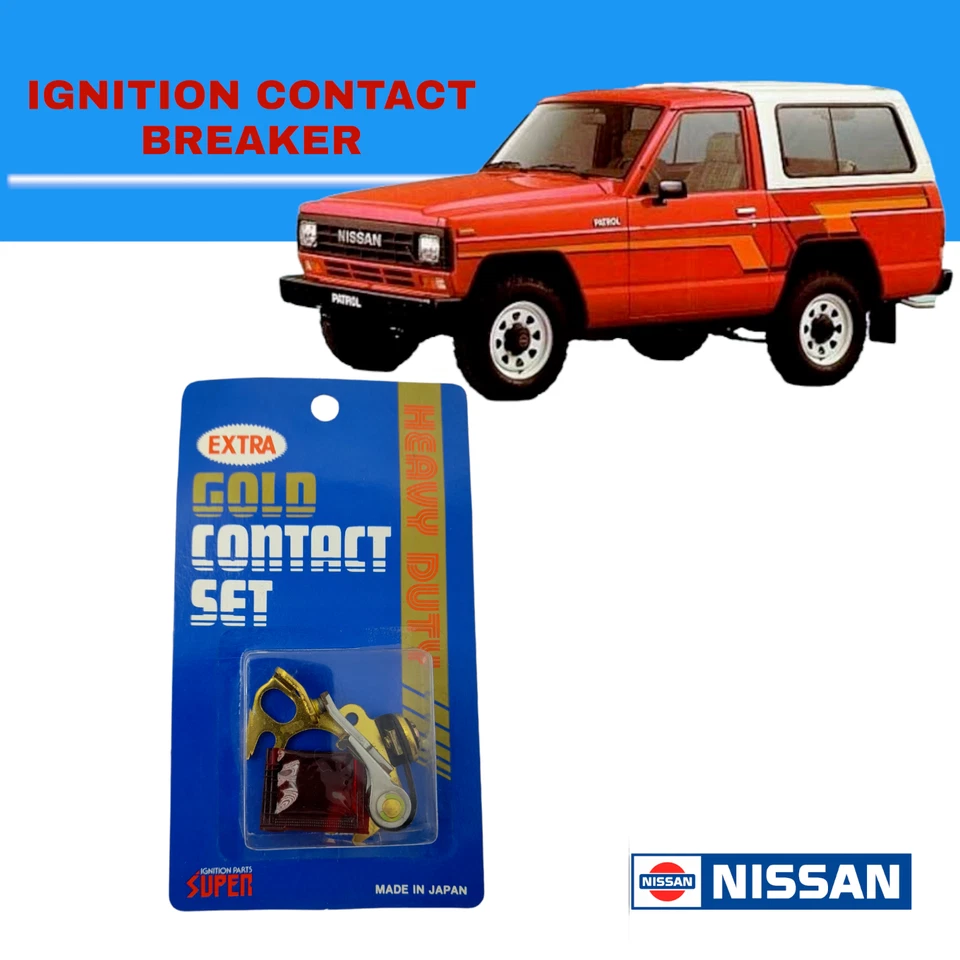 Interruptor de punto de encendido compatible con Datsun PATROL 2.8 80 a 90 L28 puntos conjunto CI Foto 1 de 4