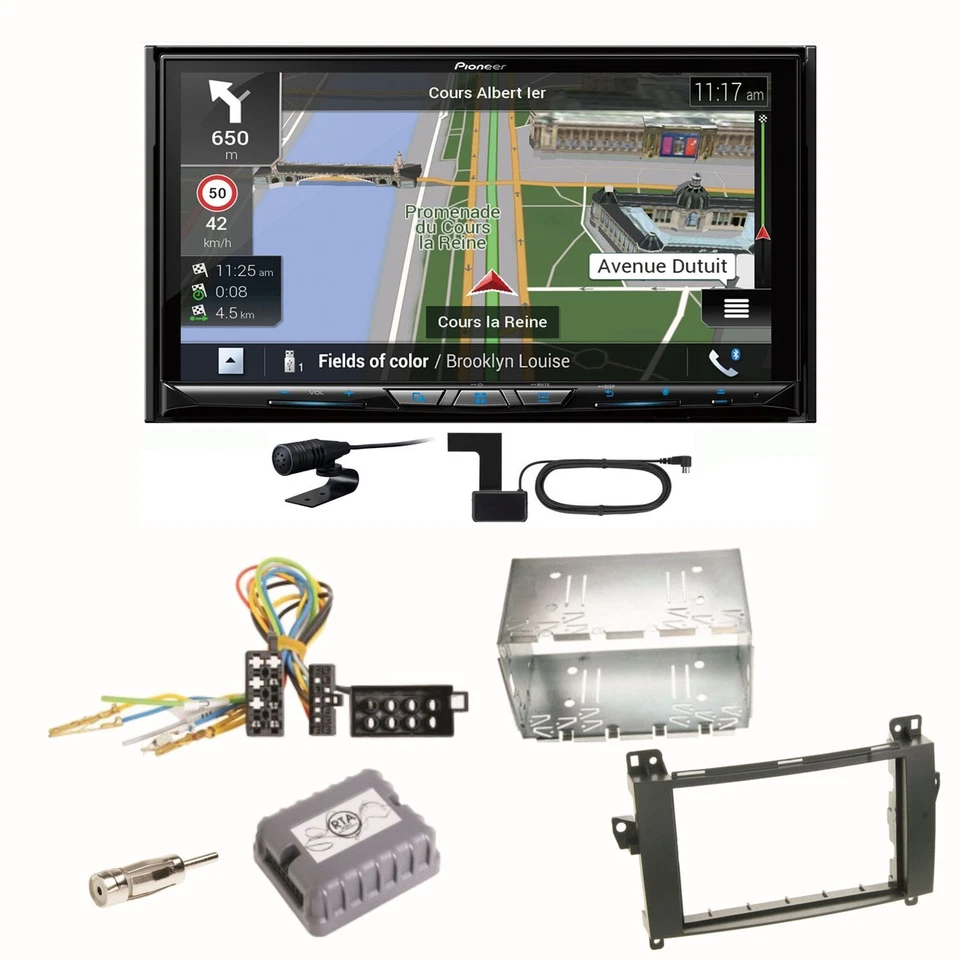 Pioneer AVIC-Z930DAB Navigation Bluetooth Einbauset für Mercedes Vito Viano W639 - Bild 1 von 1