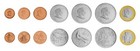 Cook Islands UNC Set 7 Coins, 1 2 5 10 20 50 Cents 1 Dollar Bimetal, 2010, QEII