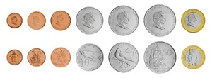 Cook Islands UNC Set 7 Coins, 1 2 5 10 20 50 Cents 1 Dollar Bimetal, 2010, QEII - Picture 1 of 3