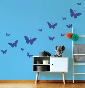 Butterfly Stencils for Wall Painting Reusable Wall Design Stencil Pack of 4 - Picture 1 of 5