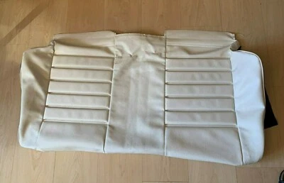 Funda de respaldo de asiento blanca para VW Golf I Mk1 Cabriolet 155885805D FJ3 NUEVO NOS - Imagen 1 de 4