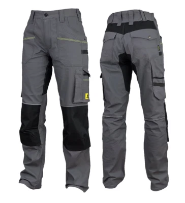 Neu! Herrenhose Sicherheitshose URG-S2 grau Arbeitshose URGENT Hose Bundhose