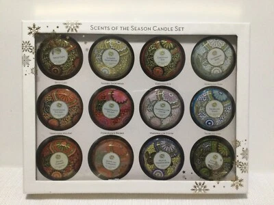 New Huntington Home Scents of the Season 12 Candle Set 2021 Aldi Limited Edition - Image 1 of 4