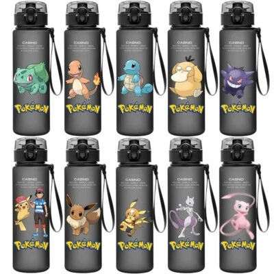 Pokemon Water Bottle Anime Children Cute Pikachu Water Bottle Gifts Boys & Girls - Image 1 of 4