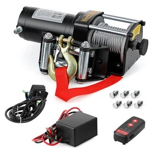 Elektrische Seilwinde 12V 1360KG Elektrowinde Motorwinde Offroadwinde PKW Winde - Bild 1 von 11