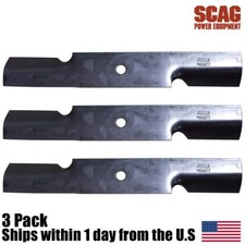 3PK Genuine OEM Scag Marbain Cutter Blades 16 1/2" High Lift for 48" Deck 482877