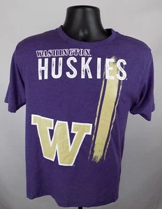 Washington Huskies Shirt Boy's Large (12 - 14) Purple Graphic Shirt New - Picture 1 of 3