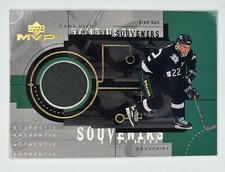 1999-00 Upper Deck MVP Brett Hull #  GU3 Game Used Souvenirs Puck Dallas Stars