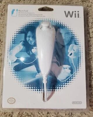 BRAND NEW Nunchuck Controller NINTENDO WII / U OEM GENUINE OFFICAL - Image 1 of 2
