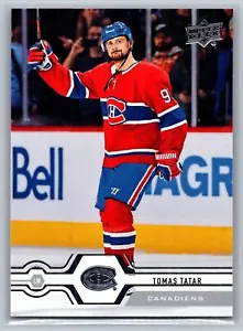 2019-20 Upper Deck #47 Tomas Tatar Montreal Canadiens - Picture 1 of 2