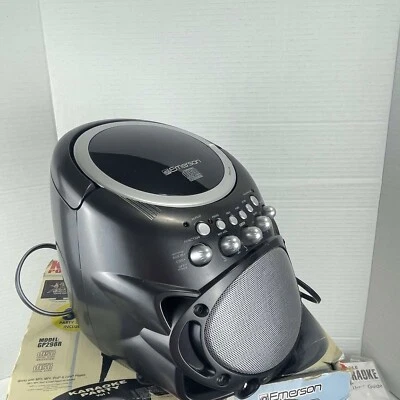Vintage Emerson Karaoke Player Portable CDG Compact Disc Digital Audio Works - Image 1 of 4