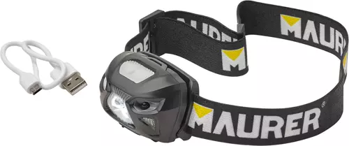 TORCIA DA TESTA LED RICARICABILE - CF. BLISTER MAURER - Immagine 1 di 1