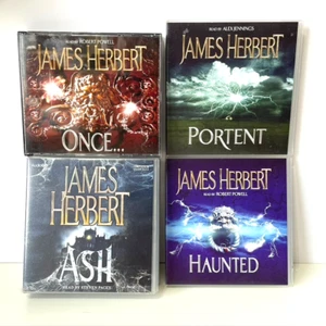 James Herbert 4 CD Hörbuch Sammlung einmal + Haunted + Portent + Ash 27 Discs - Bild 1 von 6