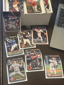 Lot Of 156 Cards - 2024 Topps Series 2 Baseball Base Set - No Dupes, Set Builder - Picture 1 of 6