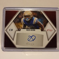 2023 Azizi Hearn Sage Low Series Red Auto #A-AH RC Raiders