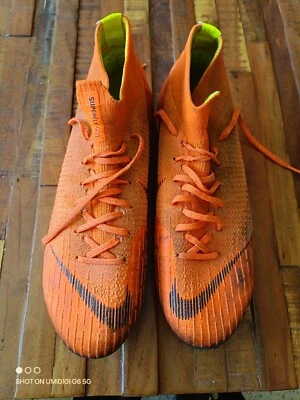Botines de fútbol Nike Mercurial Superfly 360 FG naranja/negro talla US 7 - usados Foto 1 de 4