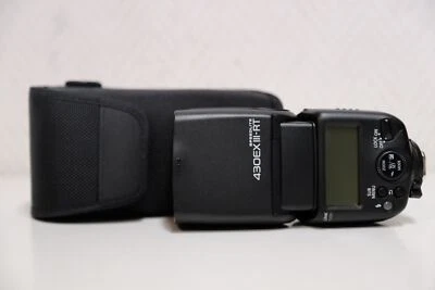 Canon Speedlite 430EX III-RT Blitzgerät Schwarz Rechnung MwSt - Bild 1 von 4