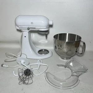 Kitchenaid Artisan 5qt 325 Watts Tilted Head Stand Mixer KSM150PSWW - Picture 1 of 12
