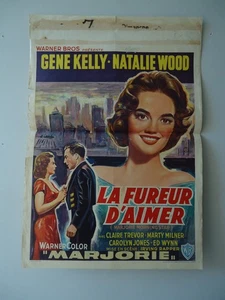 GENE KELLY+NATALIE WOOD/MARJORIE MORNINGSTAR/ FP4/ belgian poster - Picture 1 of 1