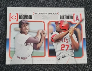 FRANK ROBINSON / VLAD GUERRERO - 1999 Topps Legendary Lineage #LL20  **MINT**  - Picture 1 of 2