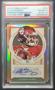 PANINI LEGACY 182 2019 🏈🏈 KYLER MURRAY PENNA PREMIUM - Foto 1 di 3