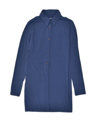 Vestido Camisa Mujer GUESS Reino Unido 8 Pequeño Azul Poliéster AA84 Foto 1 de 3