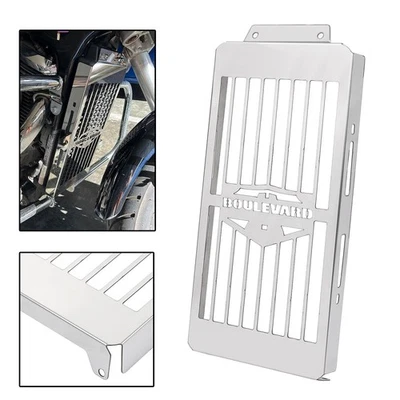 Protector de rejilla de cubierta de radiador de acero inoxidable para Suzuki Intruder Volusia VL800 Foto 1 de 4