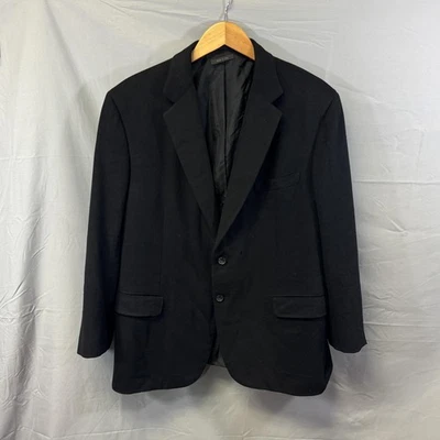 Brioni Blazer Sport Coat Mens 46R Black Pure Cashmere Made in Italy Two Button - Image 1 of 4