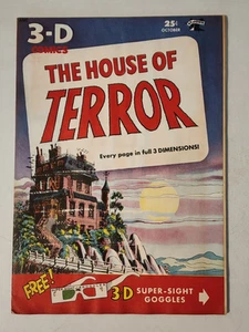 Das Haus des Terrors #1 3D Comics 1953 St. John Verlag Horror Comic - Bild 1 von 2