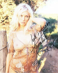 MODEL/ACTRESS: ANNALISE BAAKENSIEK SIGNED 10x8 SEXY MAGAZINE PICTURE+COA - Picture 1 of 1