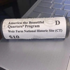 2020 D Weir Farm Historic Site Quarter Roll, ATB Unopened Mint Wrapped - Picture 1 of 3