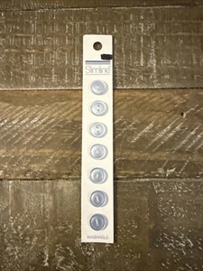 SlimLine Buttons 7 Piece 7/16” - Picture 1 of 3