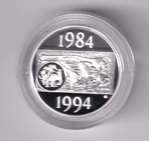 AUSTRALIAN: 2004 $1 DOLLAR DECADE EX MASTERPIECES FINE SILVER PROOF COIN #PL1706 - Picture 1 of 2