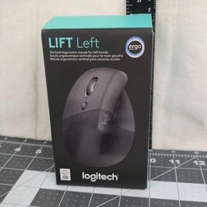 Souris ergonomique verticale sans fil gauche Logitech Lift - Graphite (gaucher) - Photo 1/10