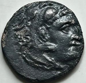 Alexander the Great AR Drachm 336-323 BC Early Posthumous Altered Surface  - Picture 1 of 3