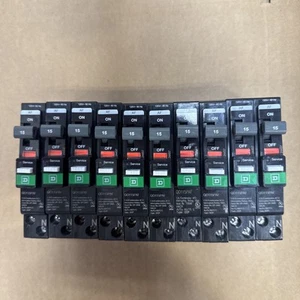 10 PCS Square D QO115PAF - 1P - 15A - AFCI Circuit Breakers - Picture 1 of 4
