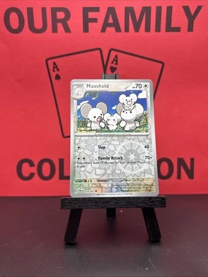 Maushold 074/091 Pokémon TCG Reverse Holo Paldean Fates NM - Image 1 of 4