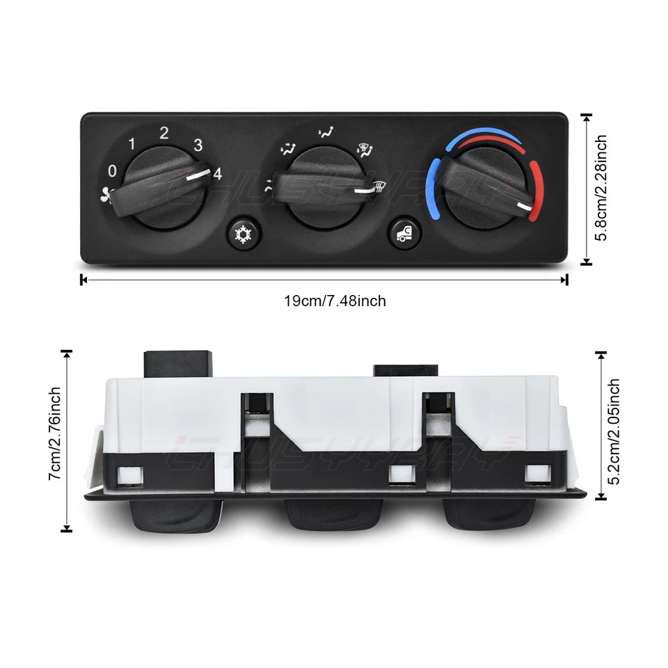 NEW compatible For Peterbilt Truck A/C Climate Control Module Panel Q21-6119 - Image 1 of 4